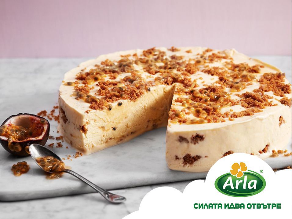 Чийзкейк с маракуя и манго