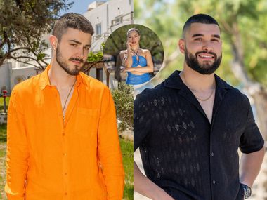 Натали и Орлин скъсиха дистанцията в "Ергенът: Любов в Рая" с мокро парти в банята