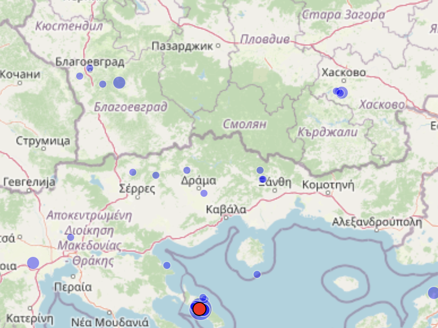 НИГГГ-БАН | Секция Сеизмология
Сеизмични събития в България и околните земетръсни зони