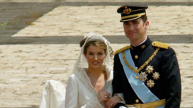 Сватбата на принц Филип и принцеса Летисия през 2004 г.