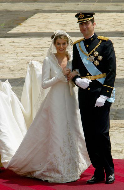 Сватбата на принц Филип и принцеса Летисия през 2004 г.