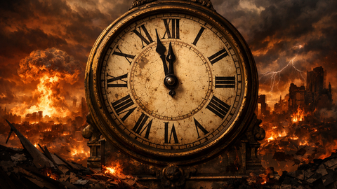 Часовникът на Страшния съд който от десетилетия символично отброява времето