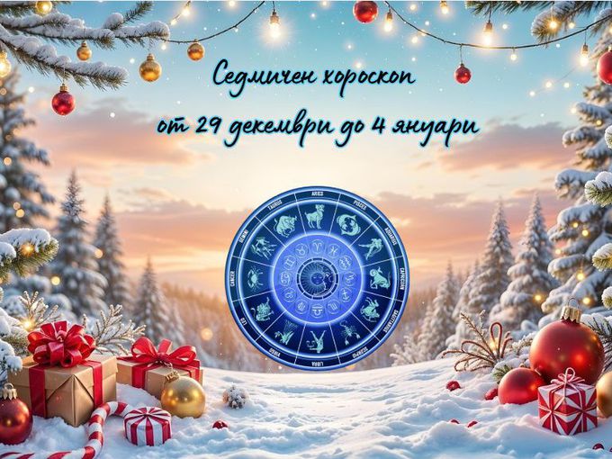 Седмичен хороскоп от 29 декември до 4 януари