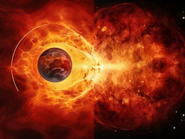 Опасни дни около празниците: Мощни магнитни бури ни връхлитат в края на декември и началото на януари