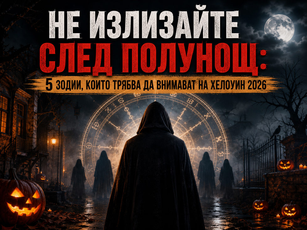 Не излизайте след полунощ: 5 зодии, които трябва да внимават на Хелоуин 2026